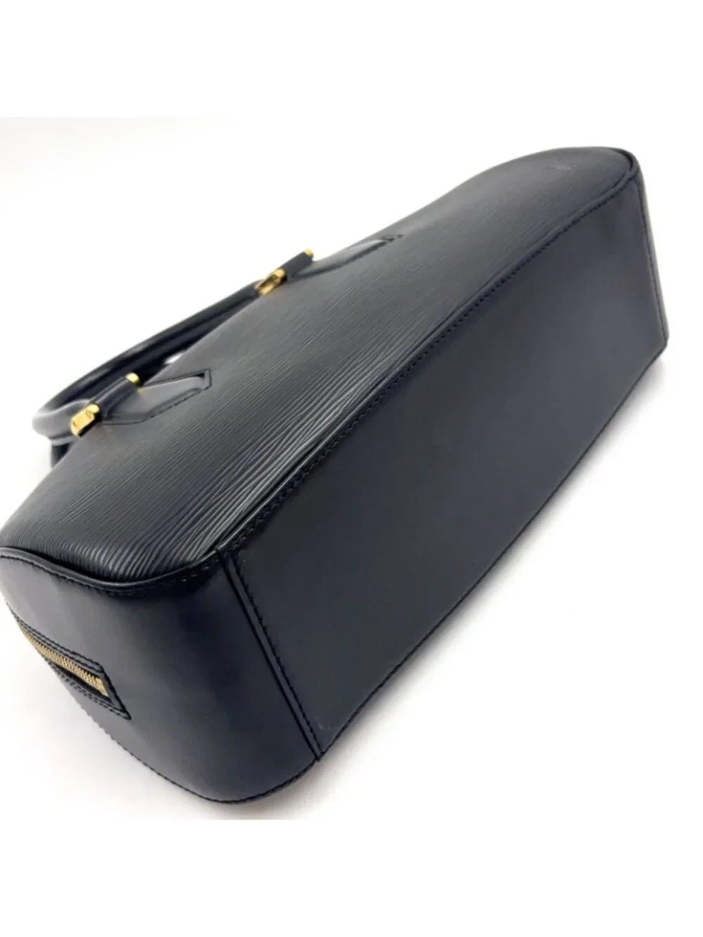 Louis Vuitton Jasmine Epi Noir Leather Black Handbag Gold